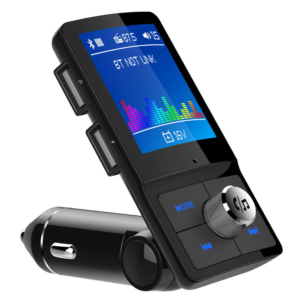 FM трансмитер с Bluetooth, зарядно за кола, MP3 плеер - BC45